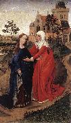 Rogier van der Weyden Visitation oil on canvas